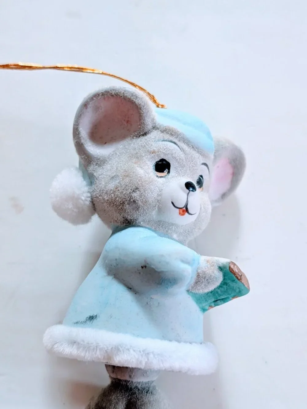 VTG Jasco Soft'N Snoozy Chimers Christmas Mouse Bell Ornament Book 3